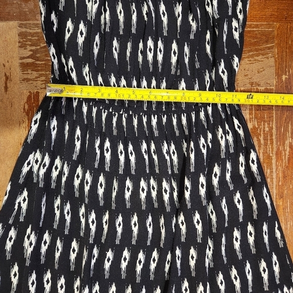 Wyldehart Womens Strapless Tube Black& White Tribal Print Maxi Dress Size Small - Picture 4 of 9
